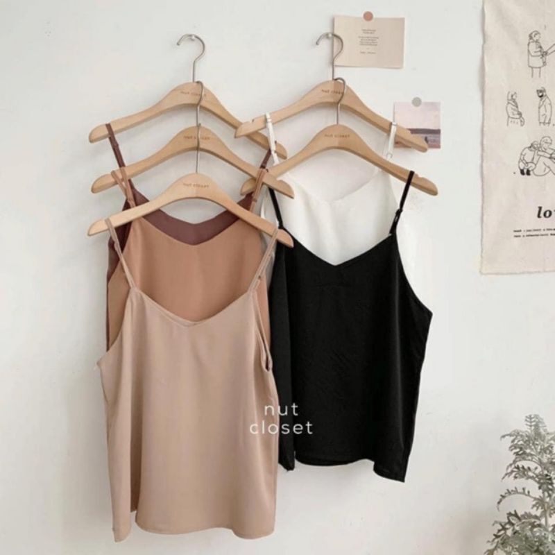 Áo hai dây basic vitage siêu hot