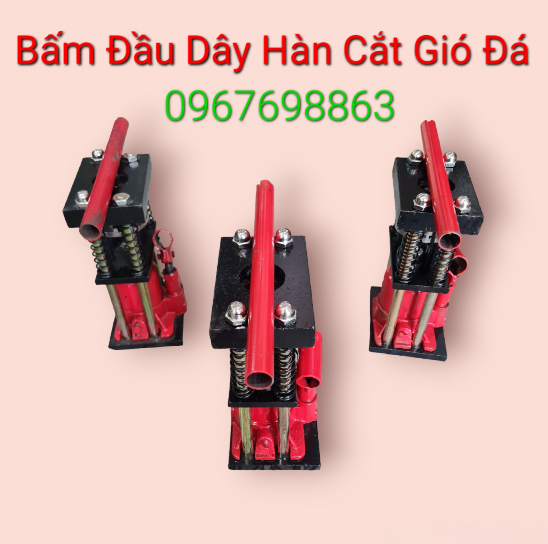 Máy bấm đầu dây thủy lực hàn cắt gió đá