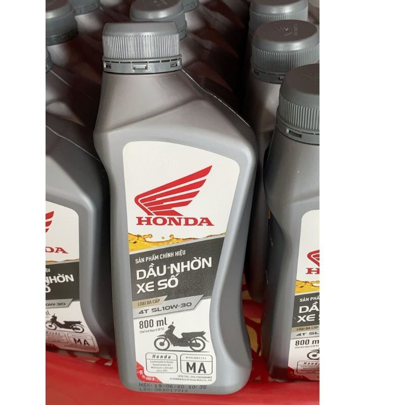 Nhớt honda xe số 800ml / dầu máy honda 0.8l cho xe số