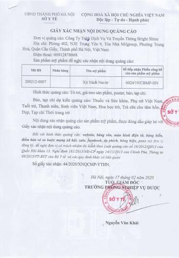XỊT NÁCH NAVIN - Chính Hãng