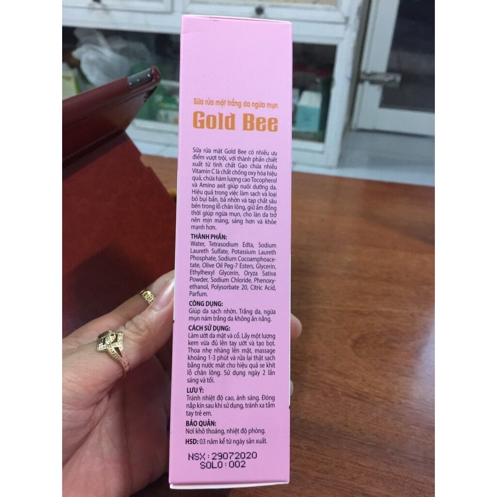 SỮA RỬA MẶT GẠO GOLD BEE