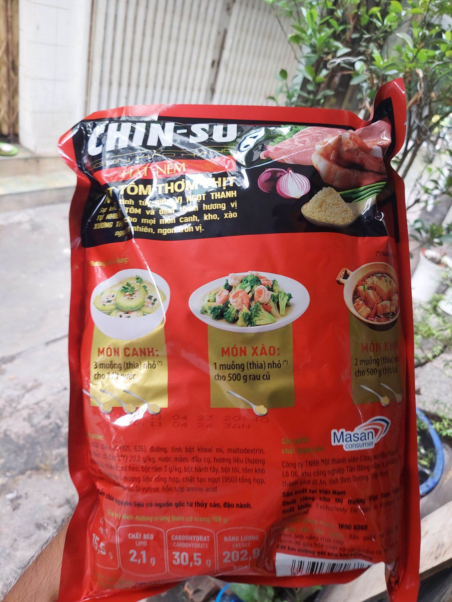 Hạt nêm chinsu tôm thịt 1,8kg