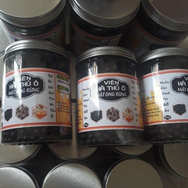 500g viên hà thủ ô mật ong rừng