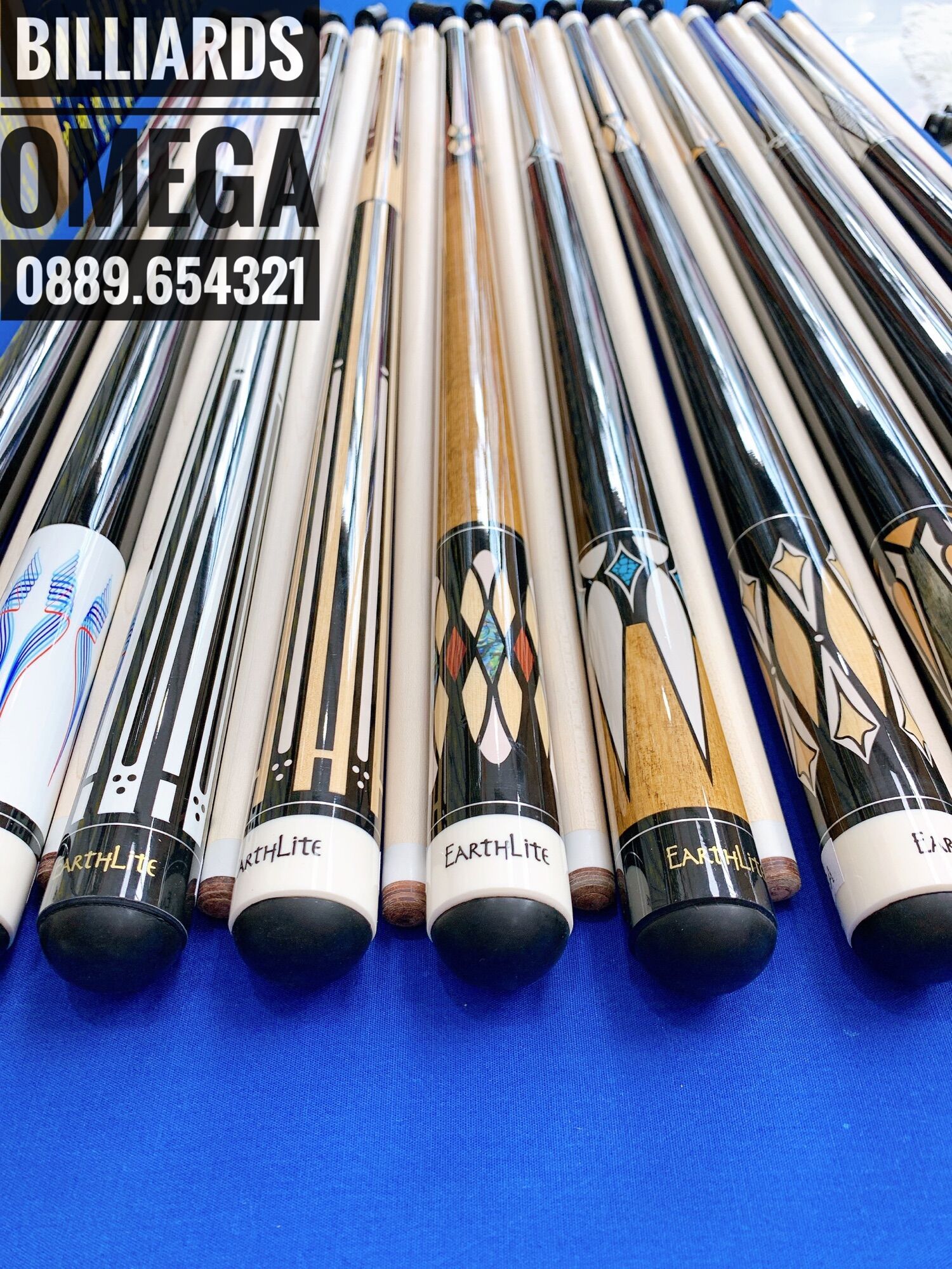 Cơ/Gậy Bida Libre/3C/3Băng Fury EarthLite