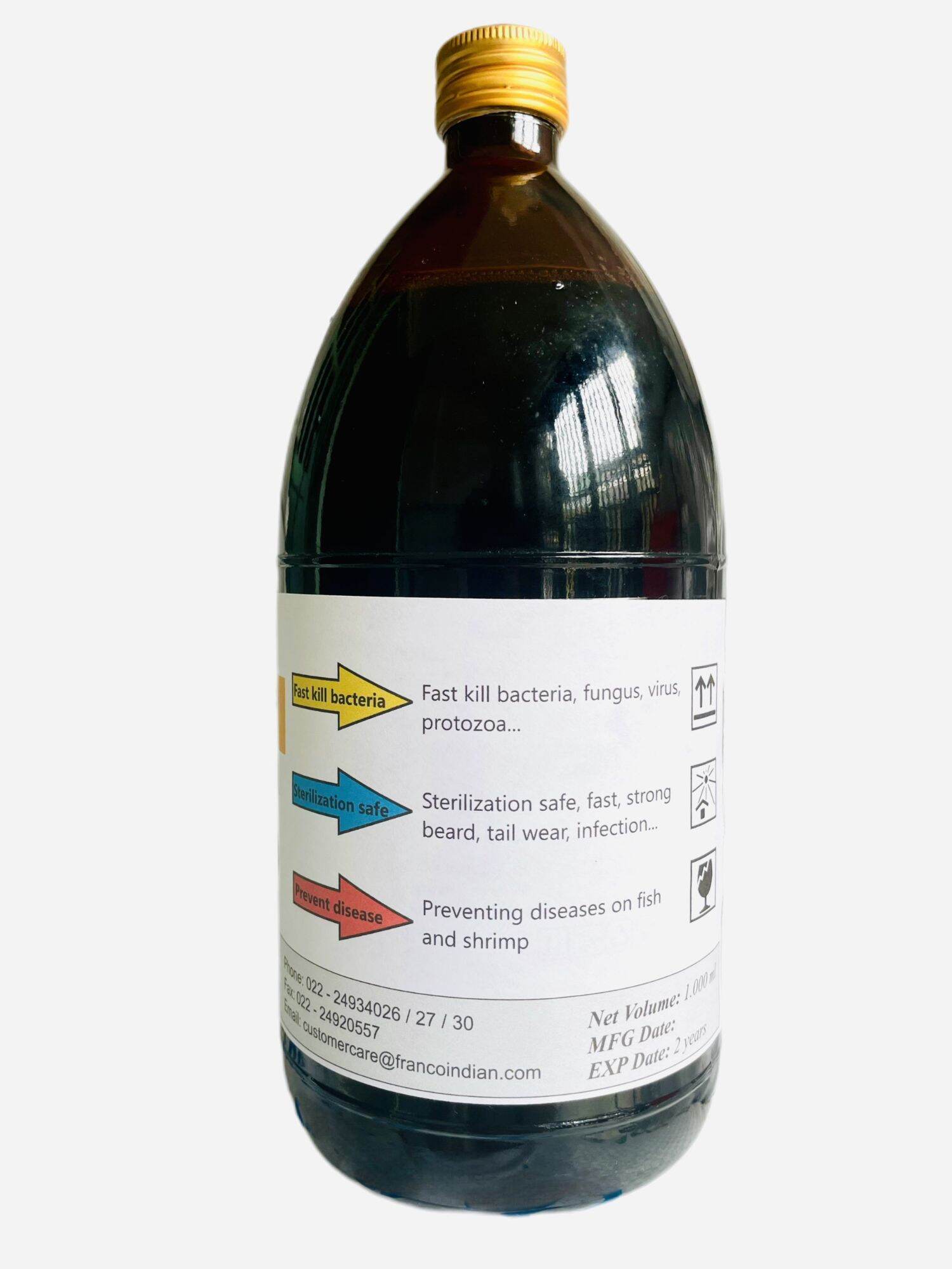 iodine pháp ấn dành cho tôm cá giống,cá cảnh,ếch,lươn