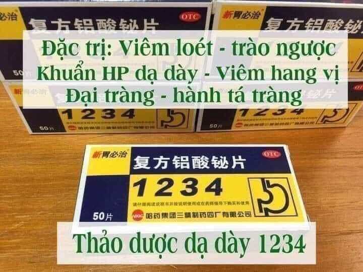 Viên uống dạ dày 1234