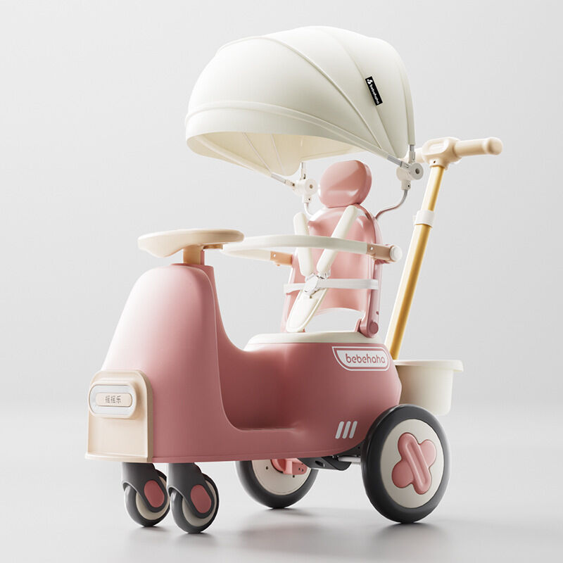 Multi-function Lightweight Folding Stroller 4 Wheels - 6