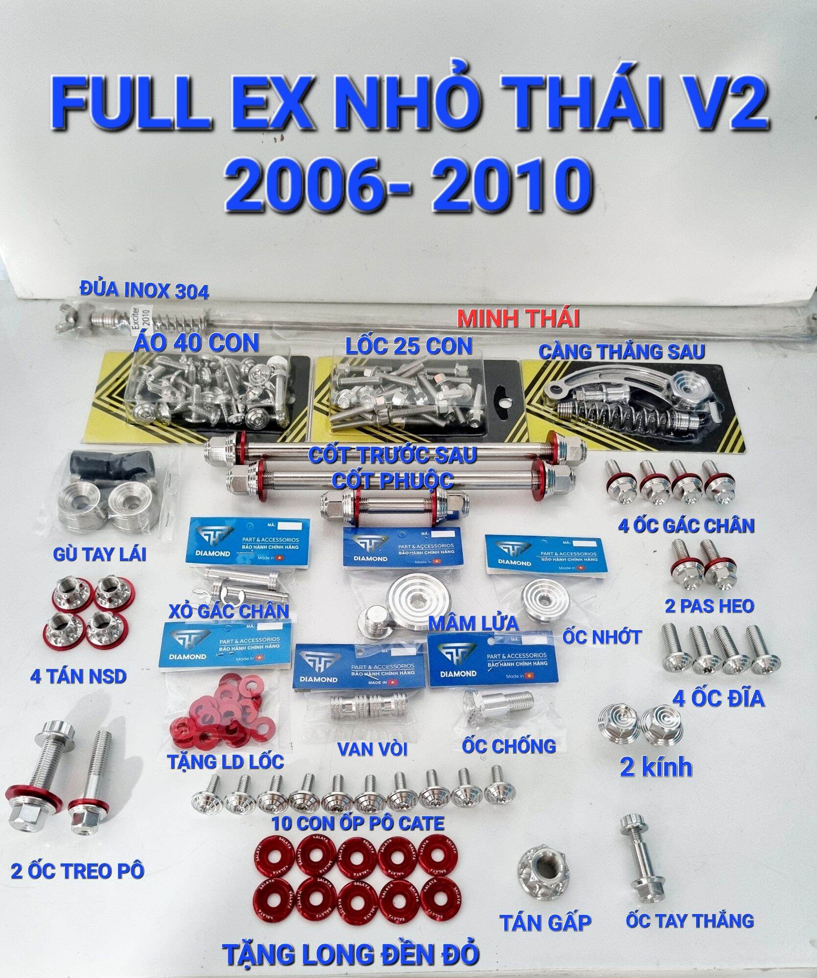 Full combo ex nhỏ ốc thái