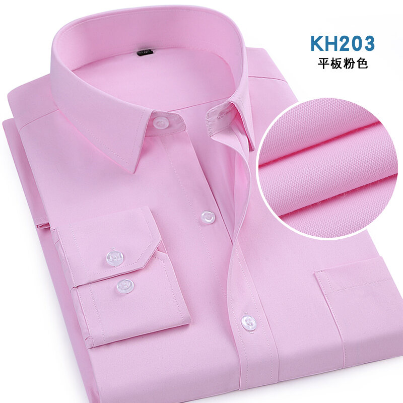 Áo Sơ Mi Nam Dài Tay Màu Hồng Nhạt Cho Đám Cưới Áo Sơ Mi Công Sở Thường Ngày Áo Sơ Mi Nam Áo Sơ Mi C