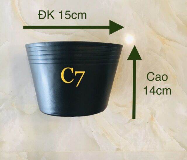 Bầu cứng ươm cây c7 kt 15x14cm