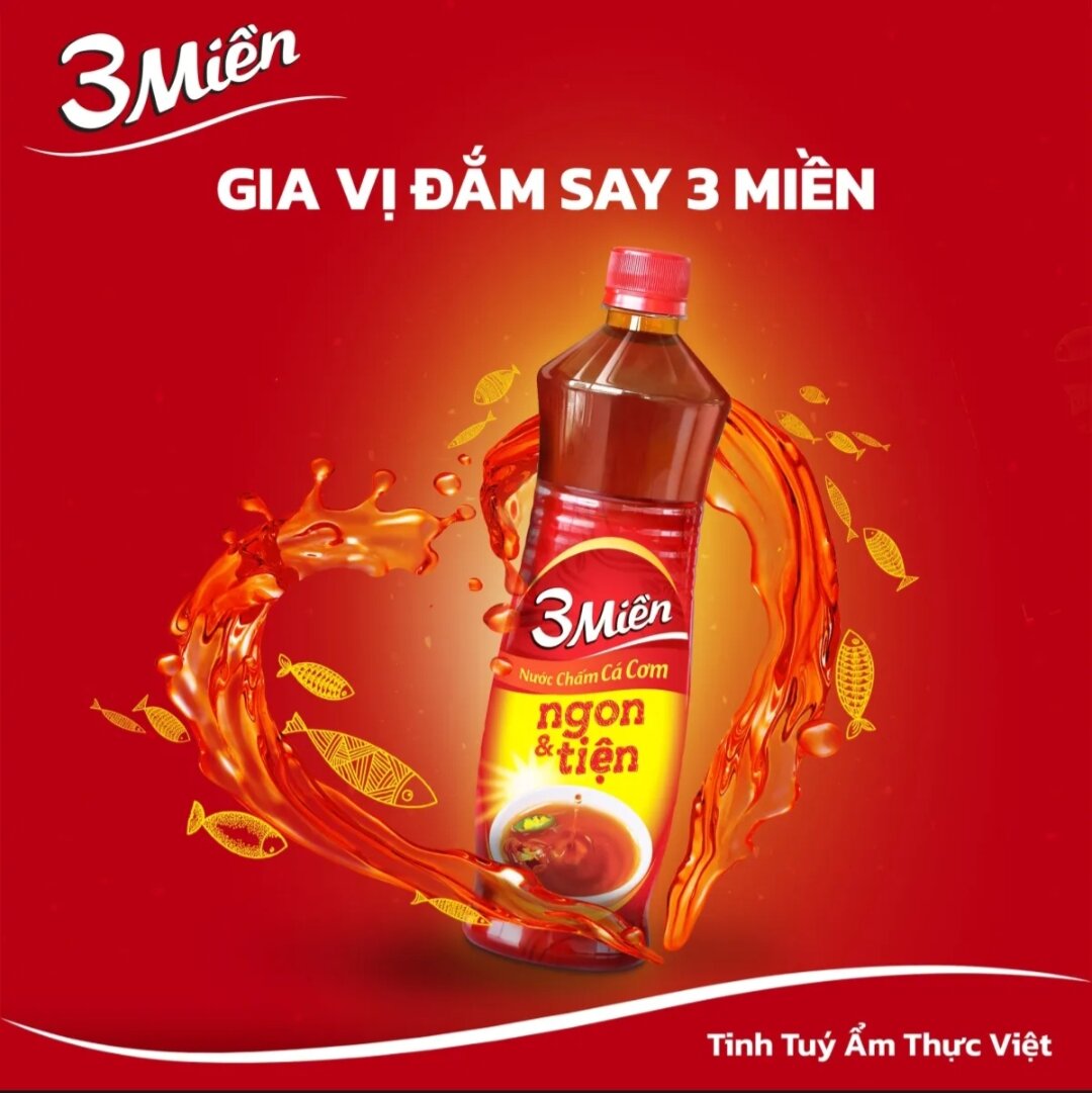 Nước mắm 3 miền 800ml