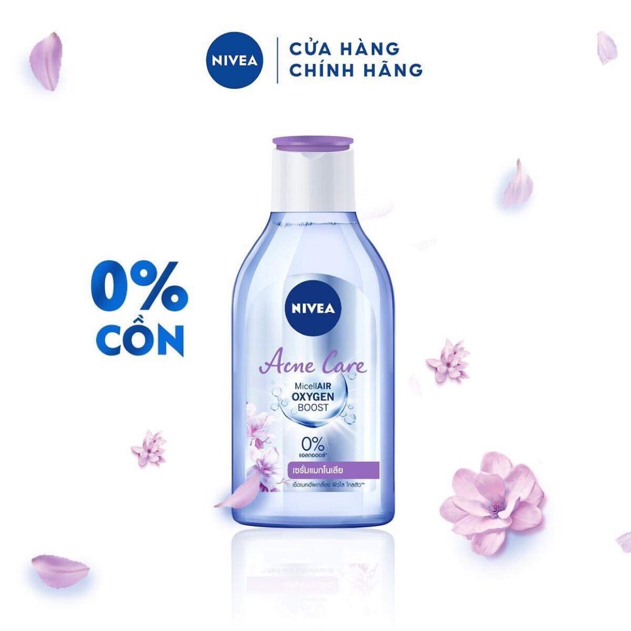 Nước tẩy trang nivea làm sáng da pearl white micellar water 400ml