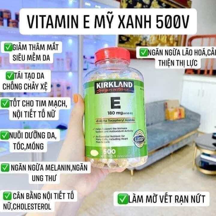 Vitamine E Mỹ 500v