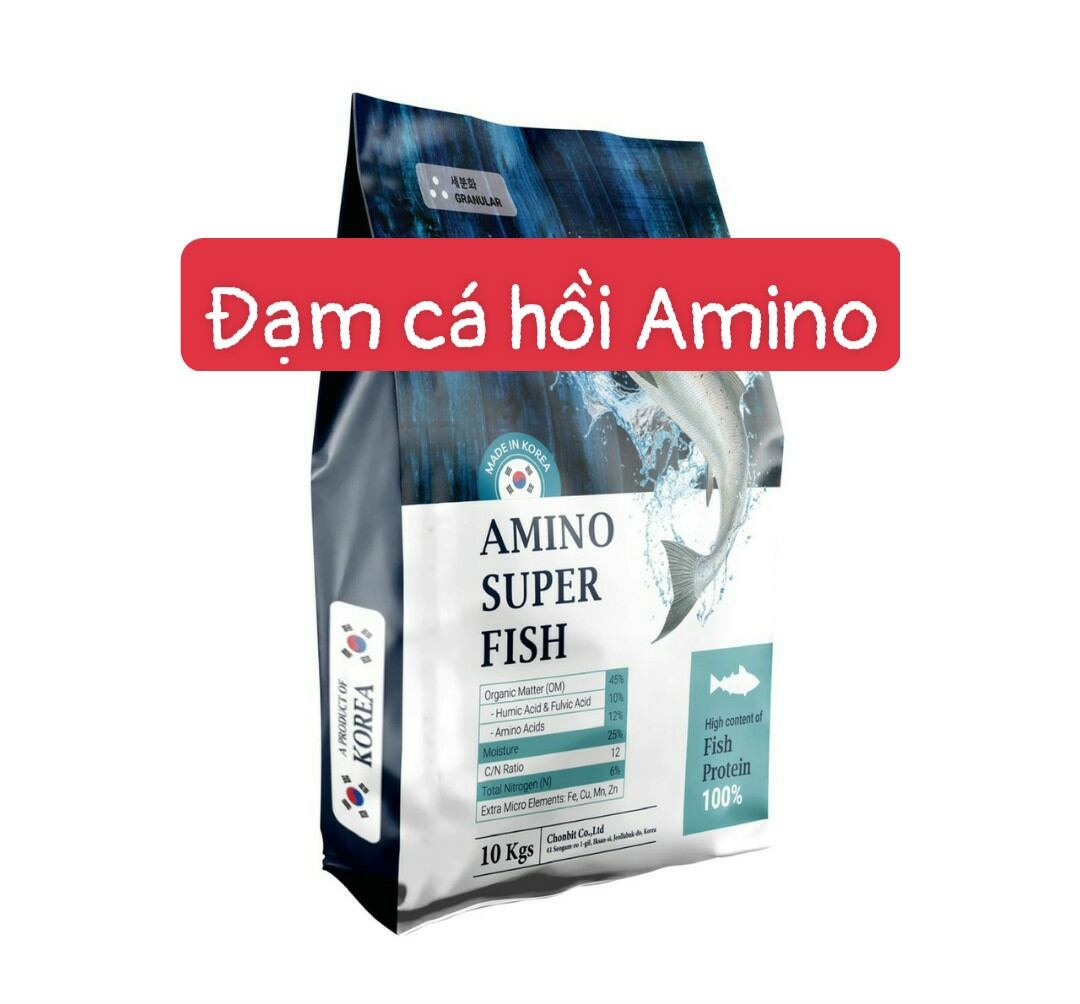 [HCM]Phân bón hữu cơ đạm cá hồi túi 10kg