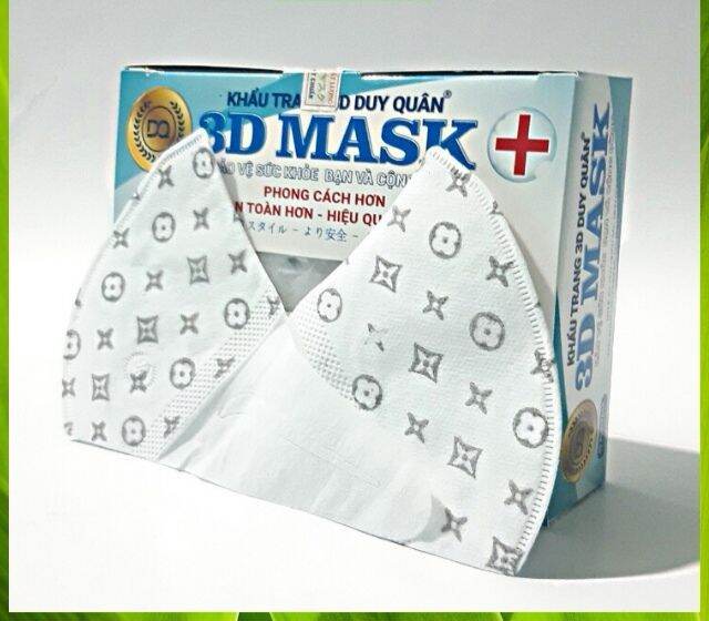 ( 3D MASK HỘP 50 CHIẾC) KHẨU TRANG 3D MASK Họa tiết