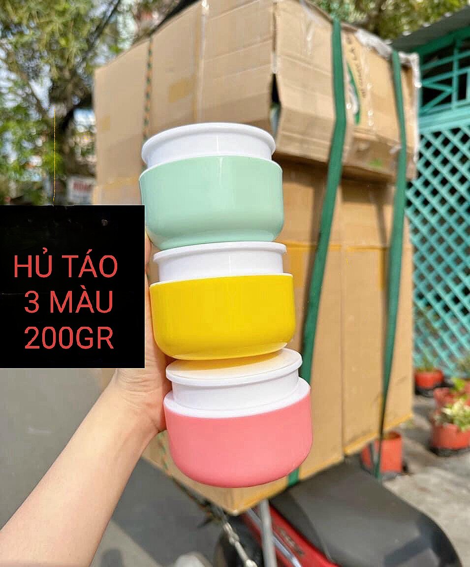 (Combo 10)HỦ NHỰA ĐỰNG KEM 250GR ( tính cả hủ)