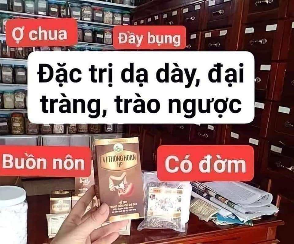 Vị Thống Hoàn HP tốt cho dạ dày, đại tràng trào ngược
