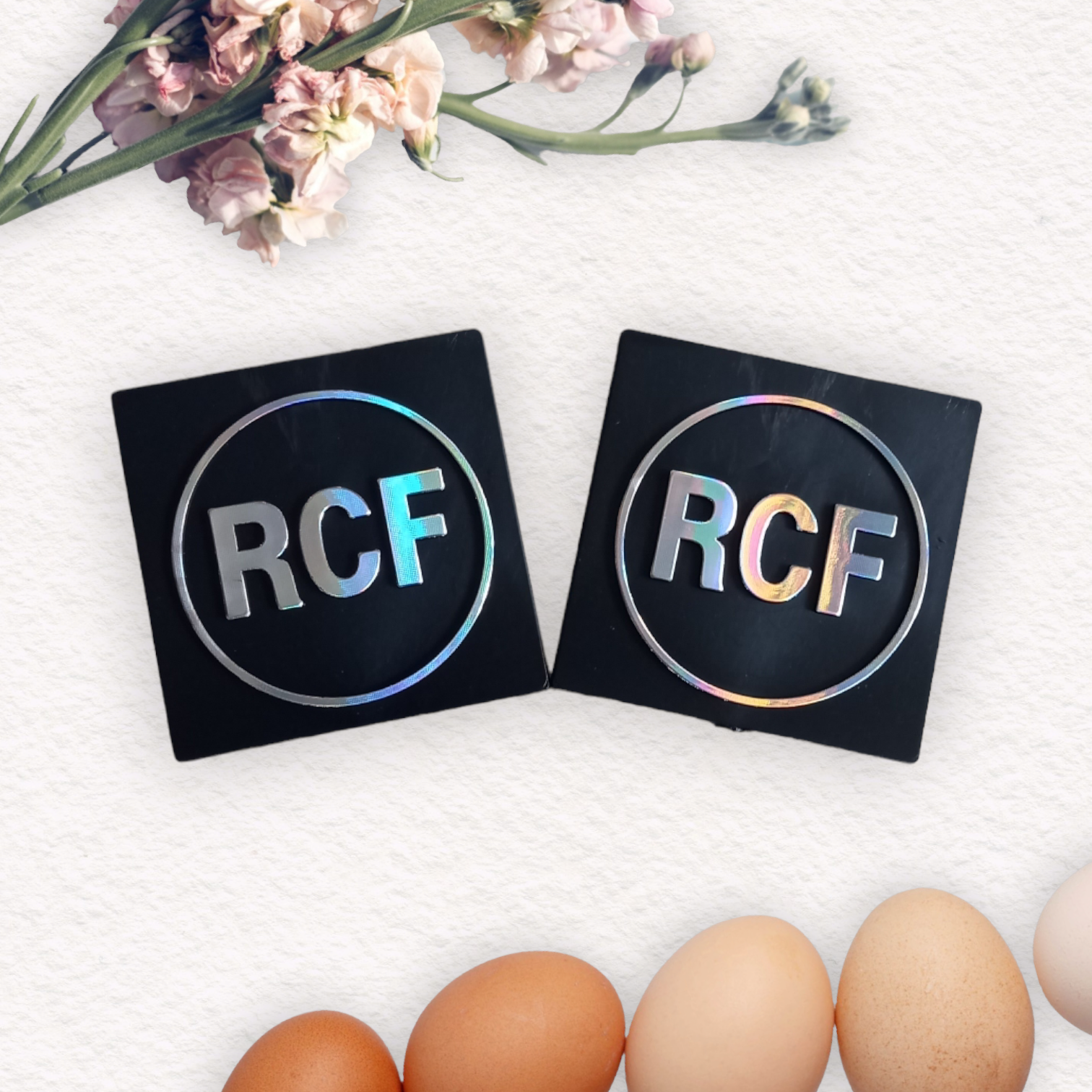 Tem Dán Thùng Loa RCF ( Trắng 1 bộ 23k)