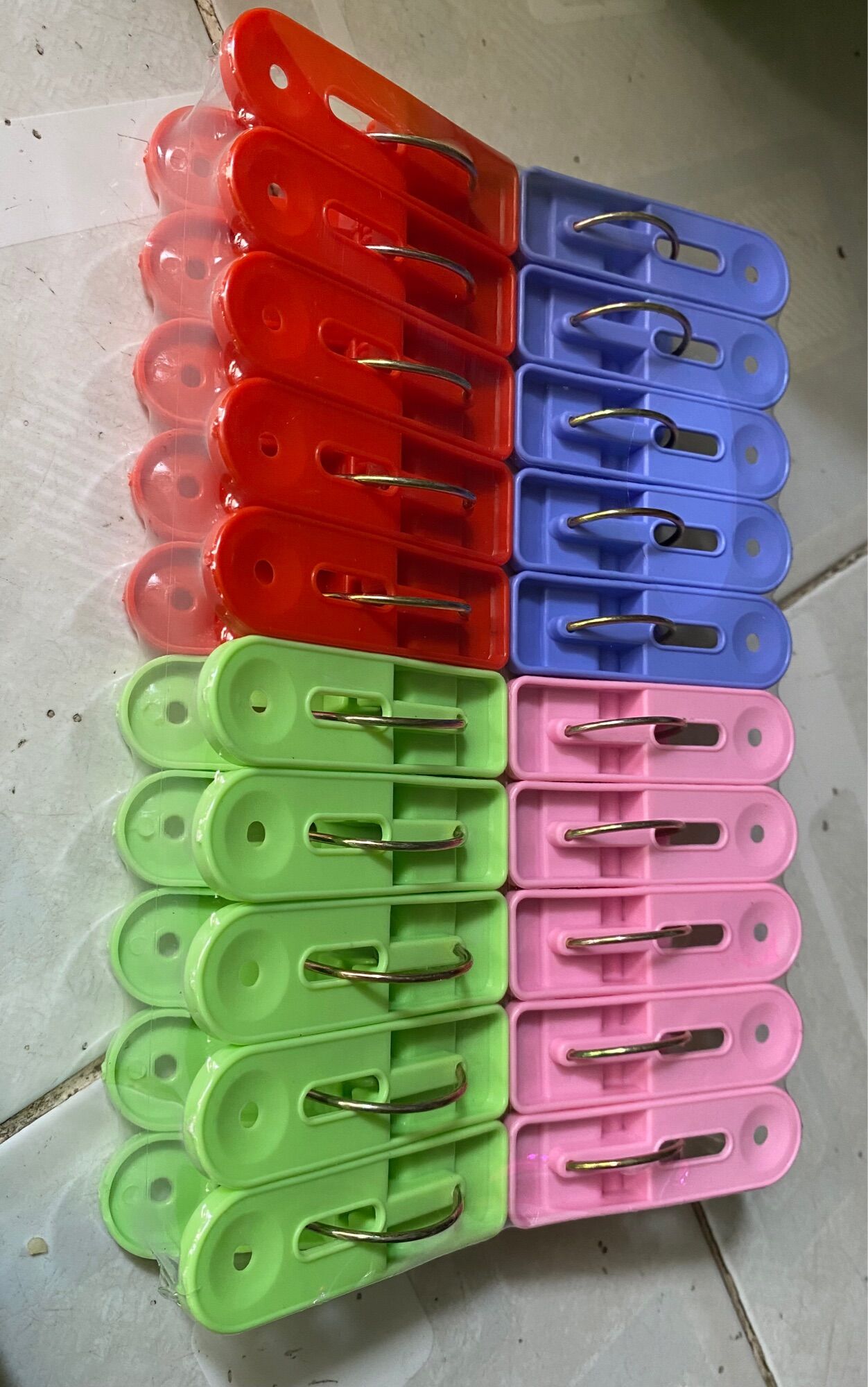 💥 Vỉ Kẹp 20 Cái, Phơi Quần Áo (2 Loại)