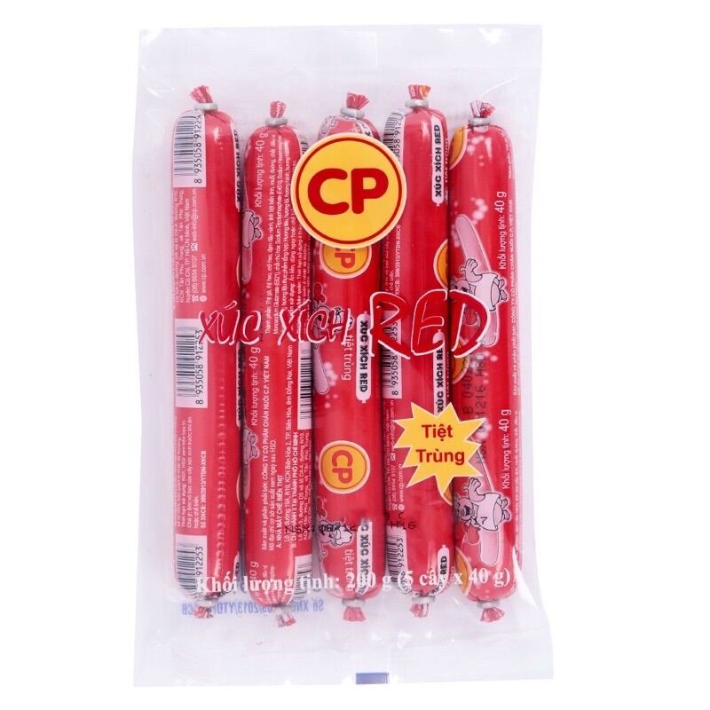 Xúc xích tiệt trùng CP 200g(BC)