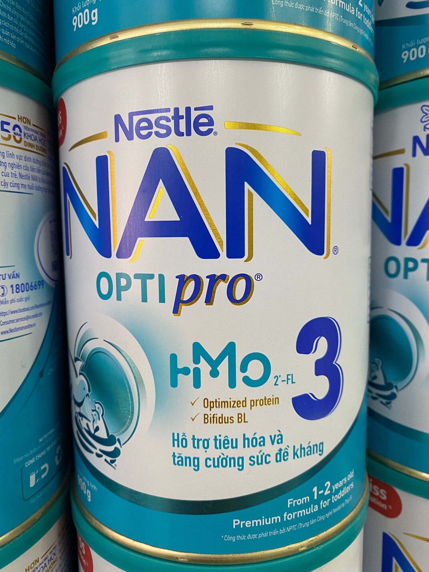 Sữa bột nan optipro số 3 900g