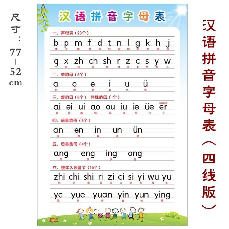 Đào Tạo Lớp Đầu Tiên Đọc Bính Âm Thông Tin Tạo Tác Đọc Ngôn Ngữ Biểu Đồ Đầy Đủ Ký Tự Trung Quốc Trẻ Em Thẻ Học Tiểu Học