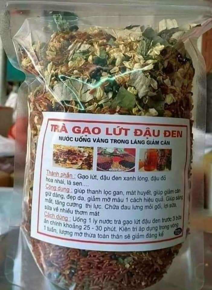 Trà gạo lứt đậu đen - 1kg giá sỉ