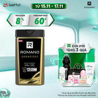 ROMANO DẦU GỘI HƯƠNG NƯỚC HOA GRANDIOSE 180G