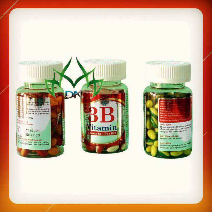 VITAMIN 3B - B1B6B12- Lọ 100 viên nang mềm Vinaphar 1 -Hỗ trợ cải thiện tình trạng thiếu hụt vitamin
