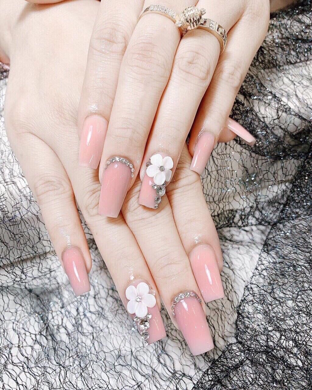 [Tặng keo + dũa ] Móng tay giả đính đá S330_JULY_SHOP94