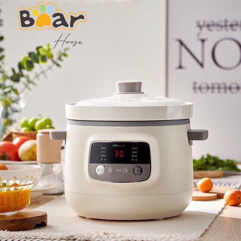 Nồi hầm đa năng bear 3l chính hãng mới