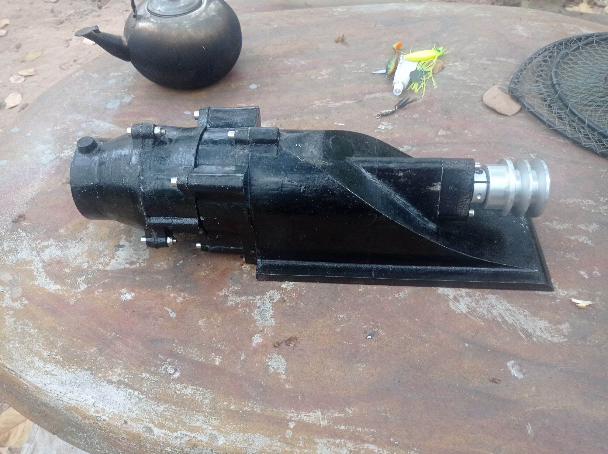 Turbo jet 100mm lắp thuyền composite