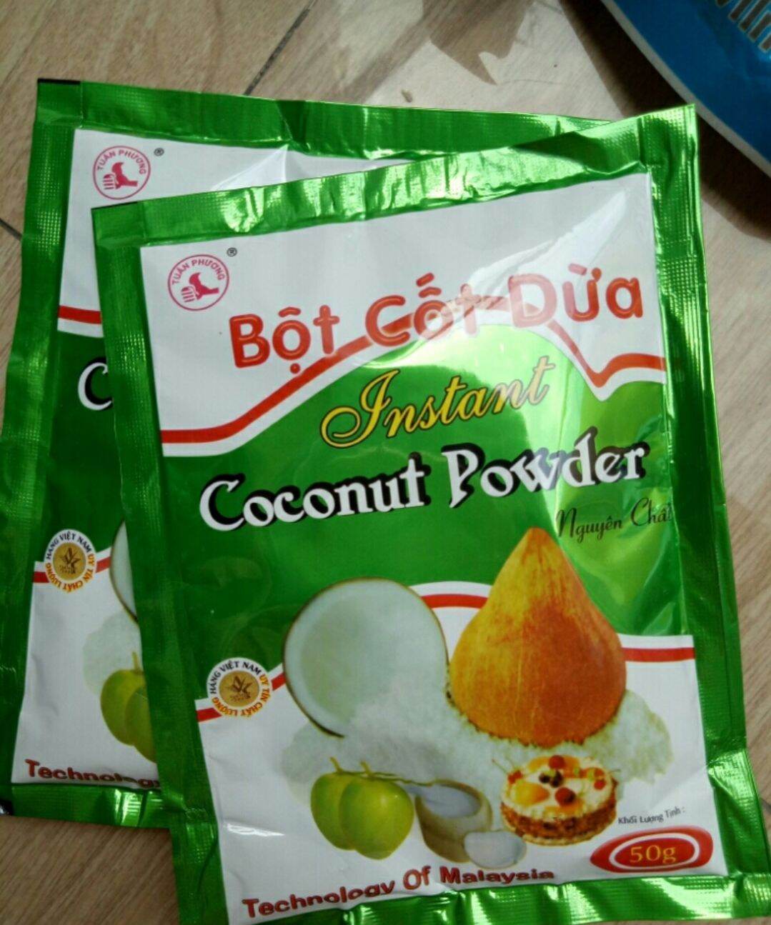 SÉT 3 TÚI BỘT CỐT DỪA 50G