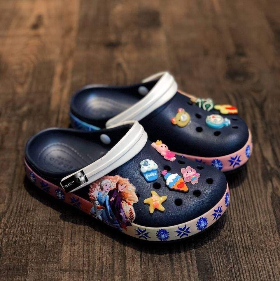 Crocs - Sục Crocs 3D cho bé tặng 4biz