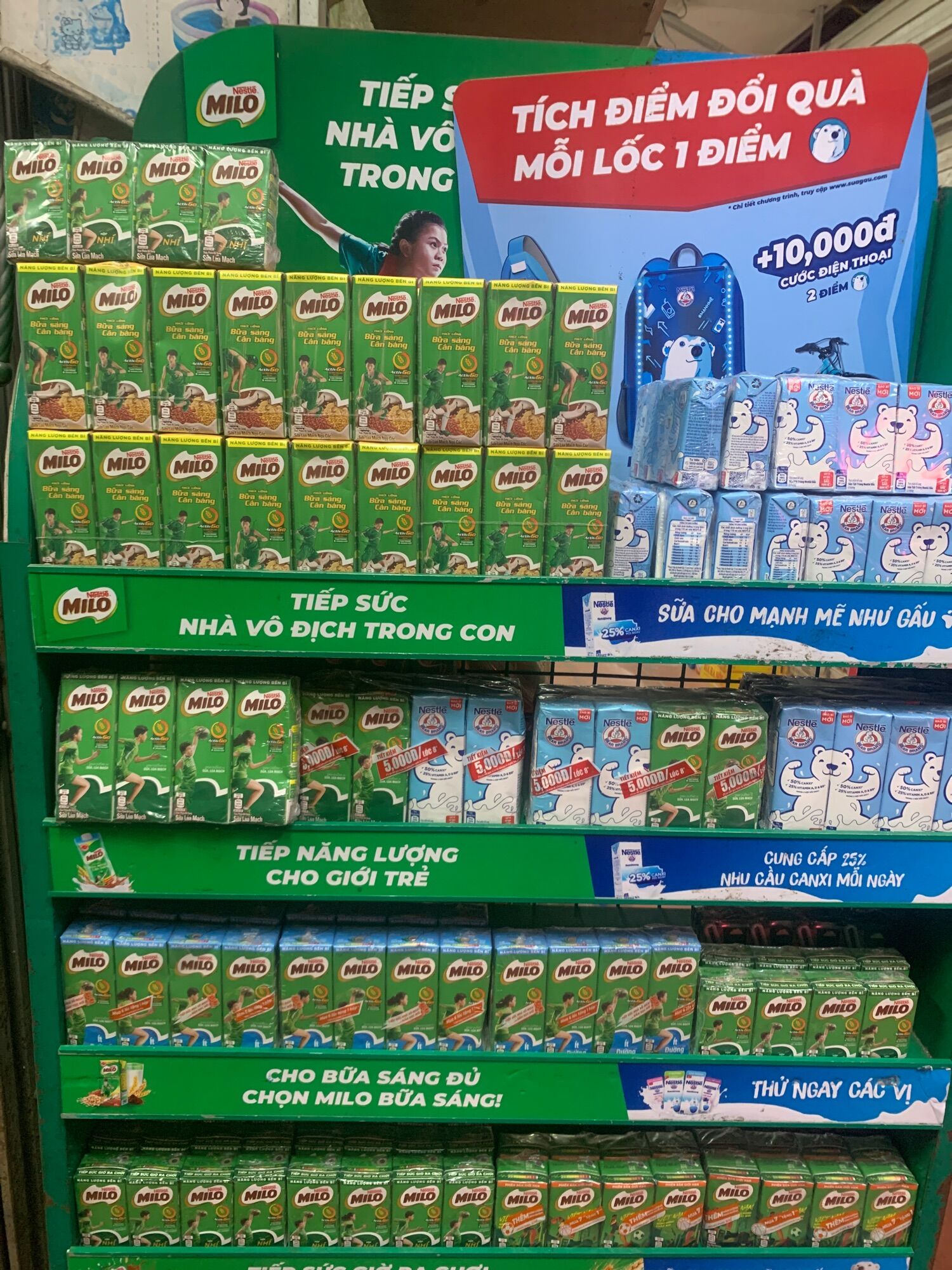 Sữa milo lúa mạch lốc 4 hộp 115ml