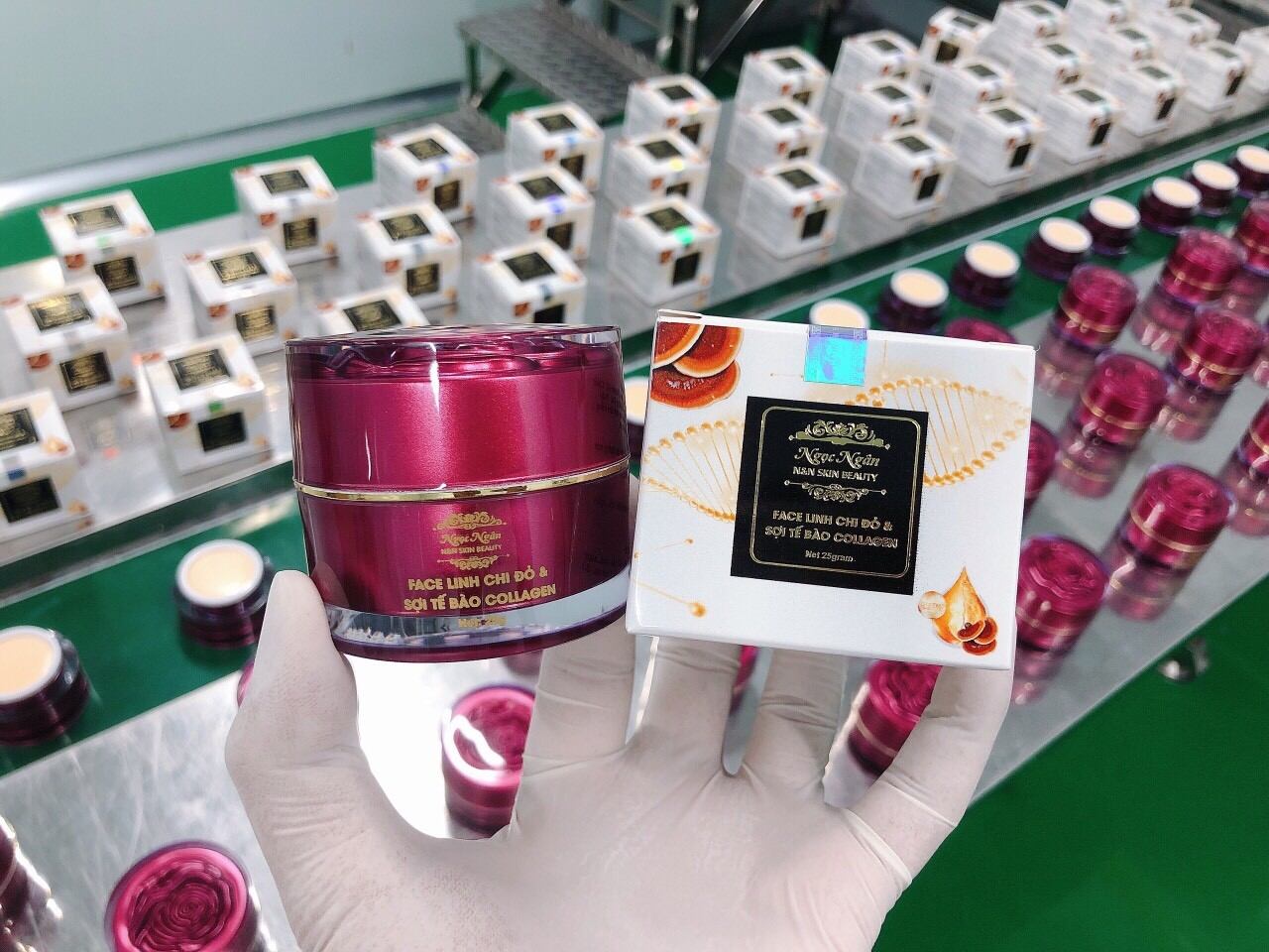 KEM LINH CHI ĐỎ CAO CẤP