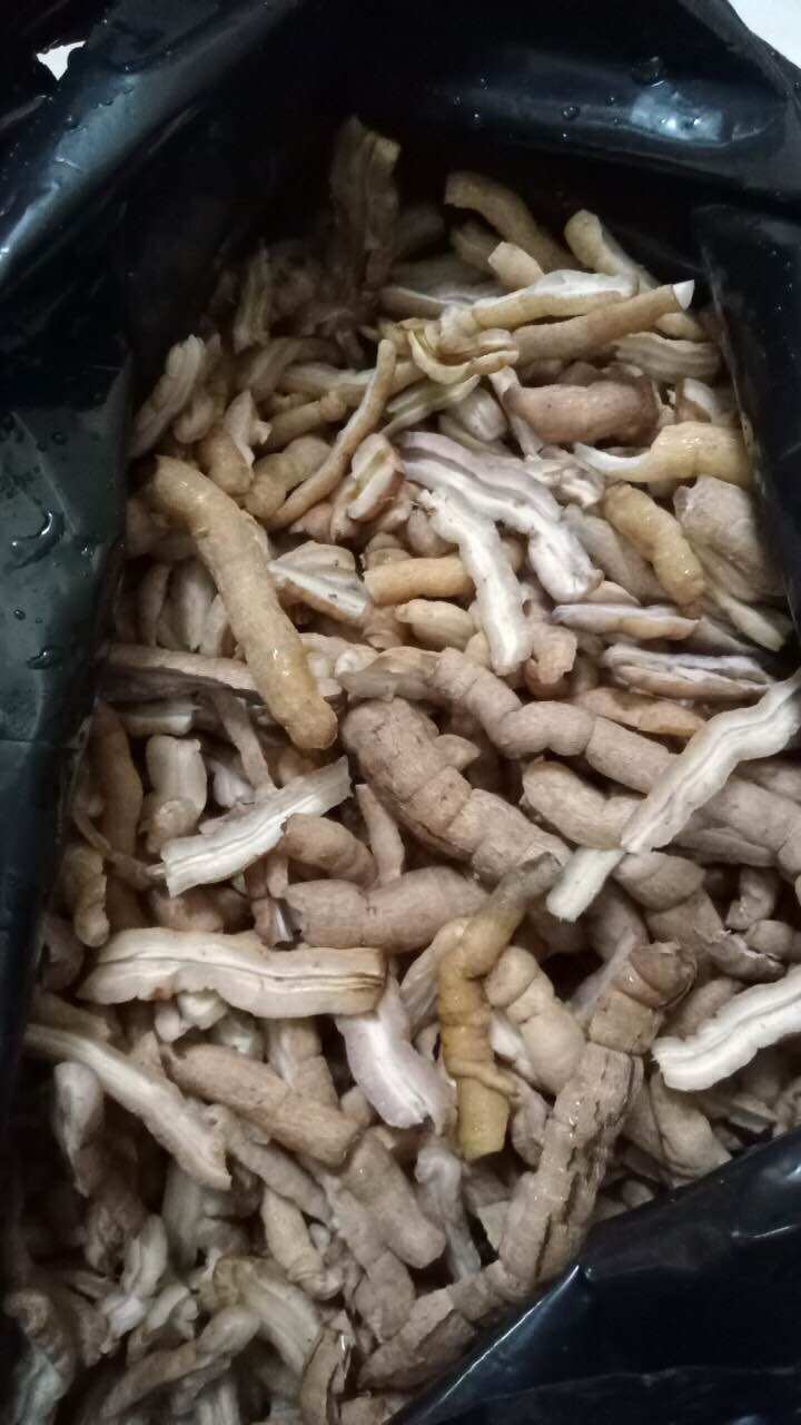 Ba kích tím Tiên Yên gói 500g, đã làm sạch, tách lõi, hút chân không.