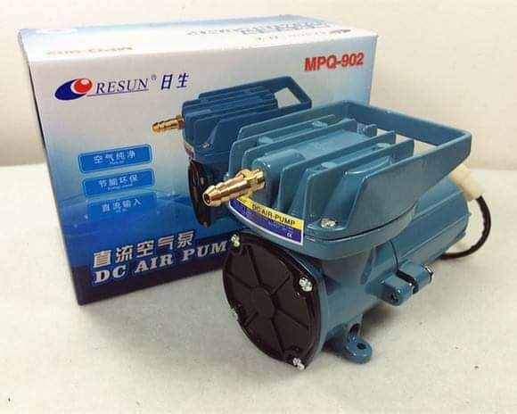 Máy sủi khí oxi chạy bình ắc qui mpq 902 , máy sục khí , máy sủi khí chạy bằng bình ắc qui