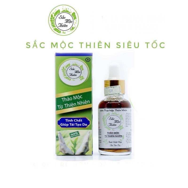 '1 TẶNG 1' Tái Tạo Da Siêu Tốc 30ml dành da lỳ lâu bong SẮC MỘC THIÊN