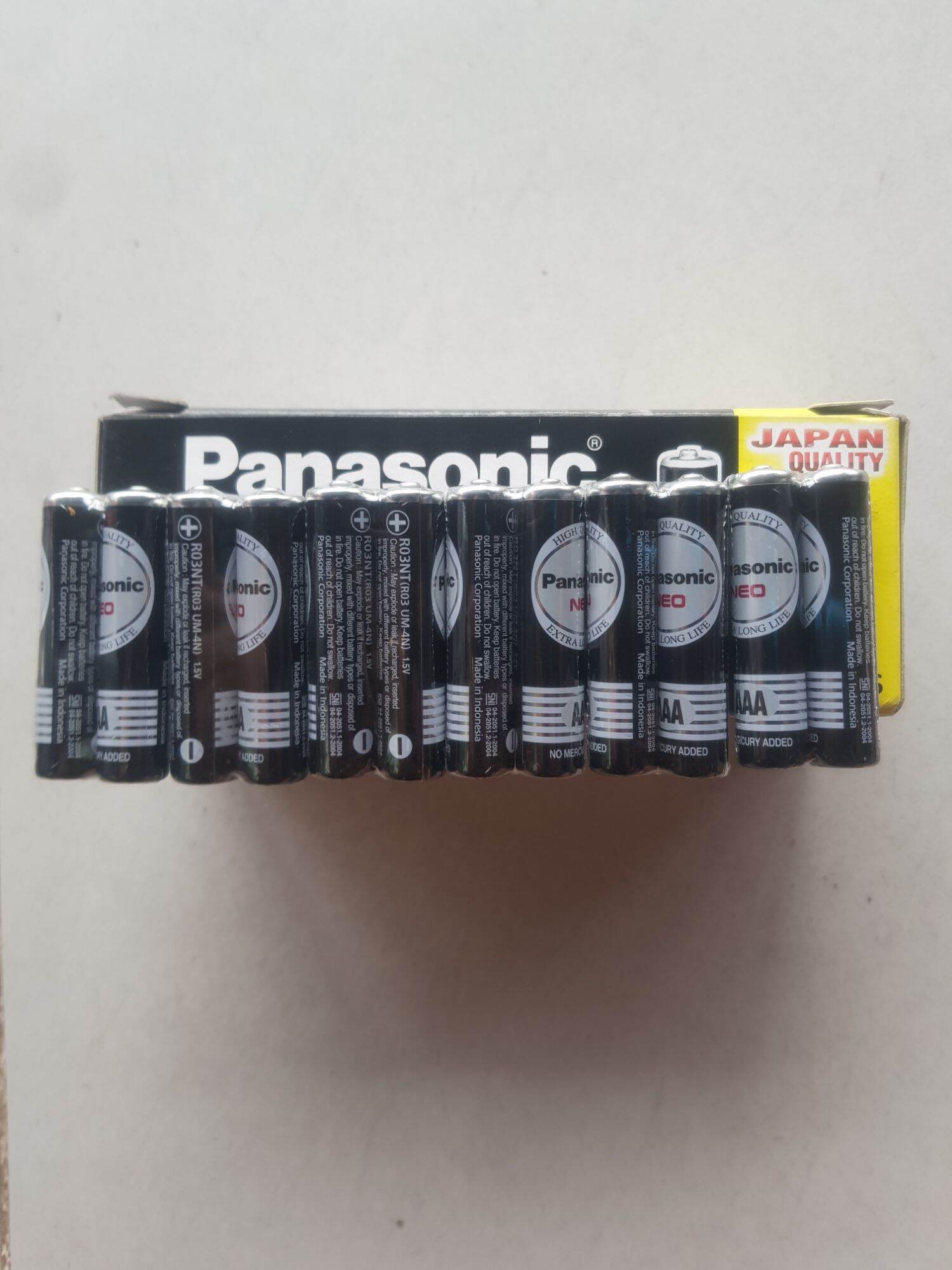 PIN AAA PANASONIC R03NT/2S 1.5V