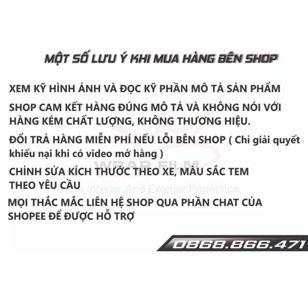 Tem sườn Xpander (Tặng gạt dán) TX02