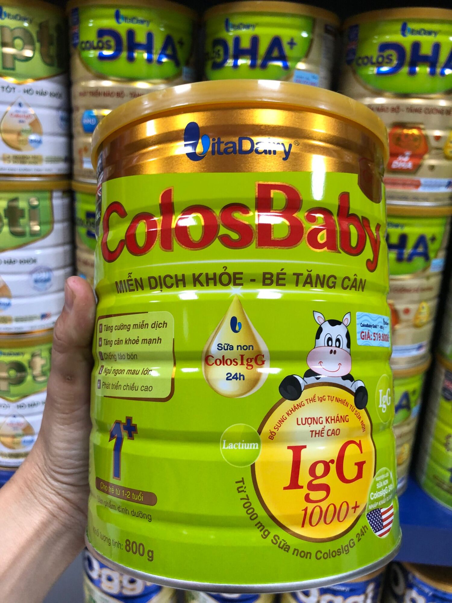 ColosBaby Gold 1+ 800g  HSD 11 2024