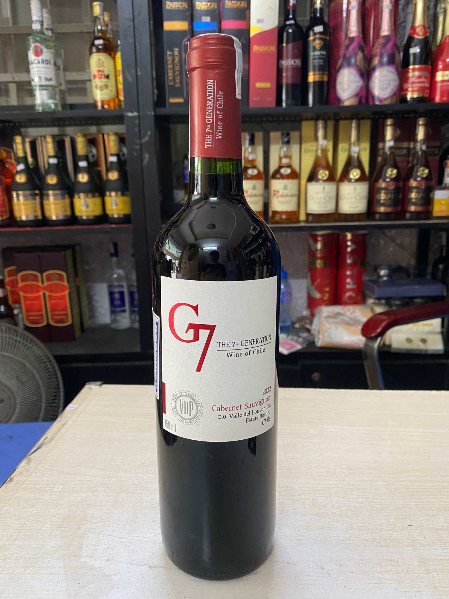 Vang Đỏ Chile G7 13.5% 750ml- Cabernet Sauvignon