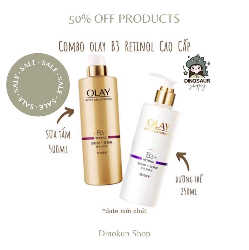 Sữa dưỡng thể trắng da Olay b3 retinol