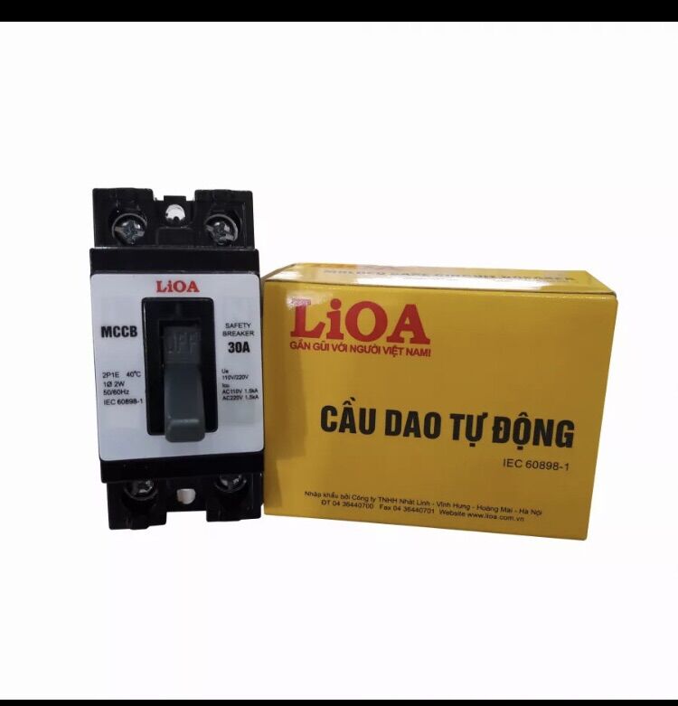 Cầu dao tự động an toàn lioa 20a 30a