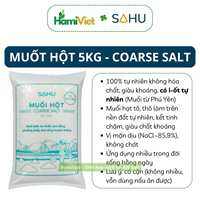 Muối sahu được làm từ 100% muối biển sạch tự nhiên làm theo phương pháp truyền thống | Muối sa huỳnh
