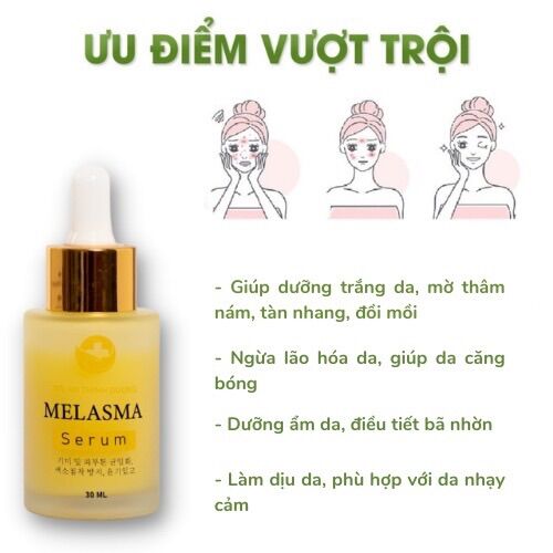 Serum dưỡng da Melasma 30ml giúp trắng da mờ thâm nám