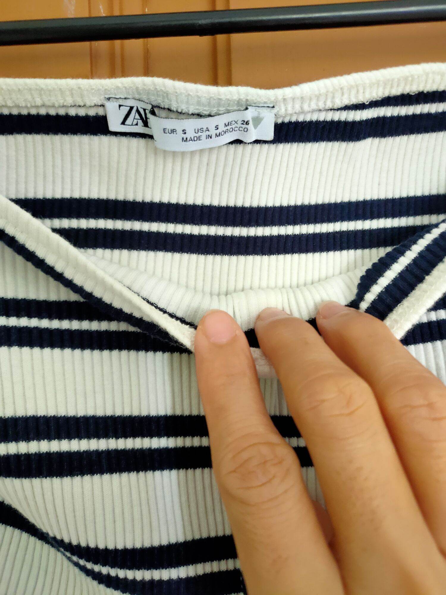 Thanh Lý Áo thun trễ vai Zara Authentic, New 97%