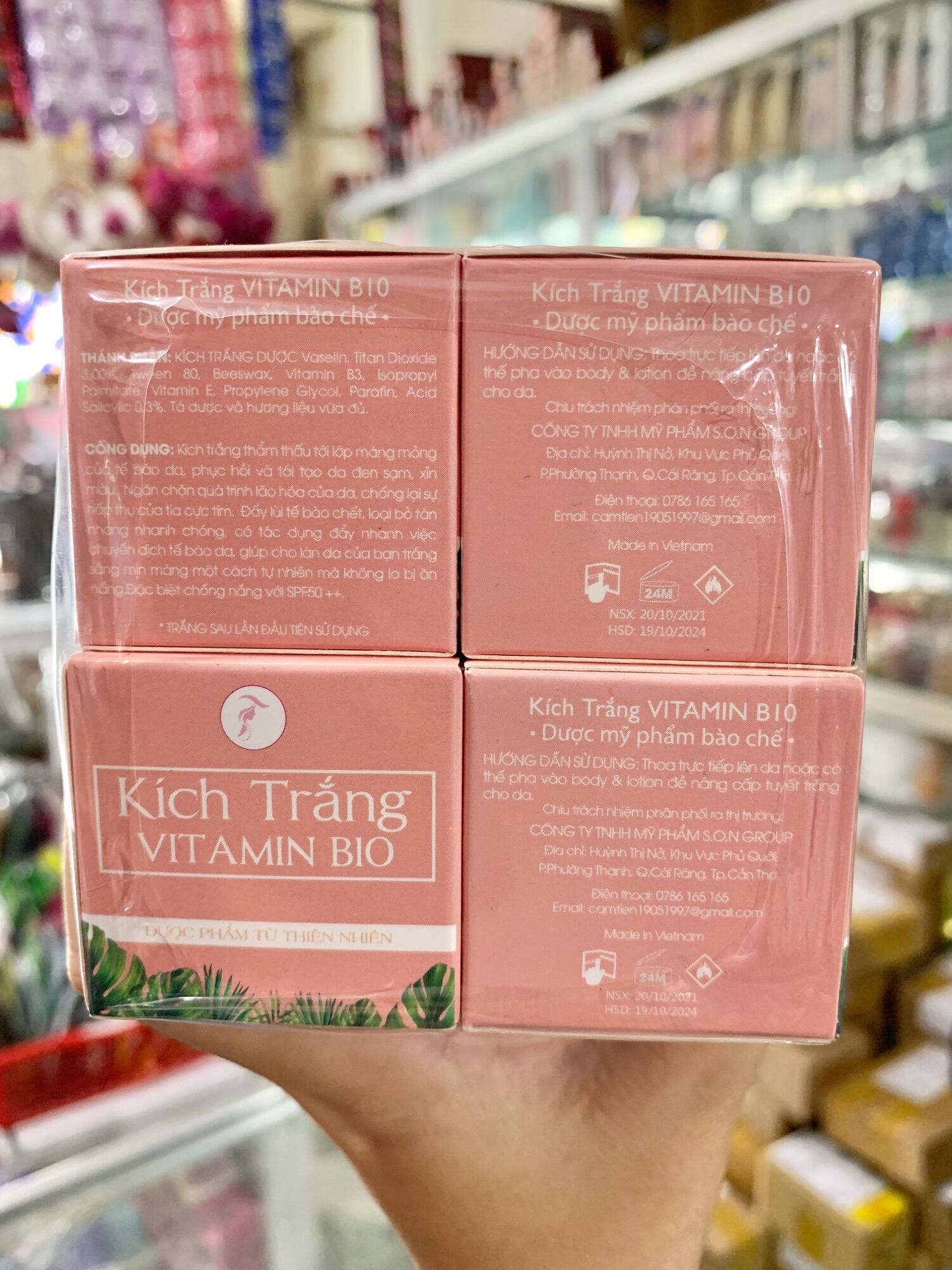sỉ 1 lố 12 hủ kem kích trắng b10