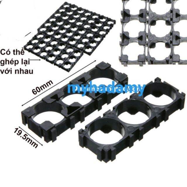 Đế cố định pin 18650 các loại
